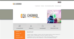 Desktop Screenshot of chemko.sk
