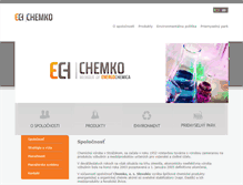 Tablet Screenshot of chemko.sk